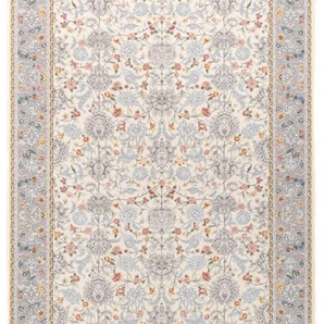 Orientteppich MORGENLAND Orientteppich - Hasti rechteckig Teppiche Gr. B/L: 100 cm x 300 cm, 8 mm, 3 m², 1 St., beige (creme) Geknüpfte Teppiche