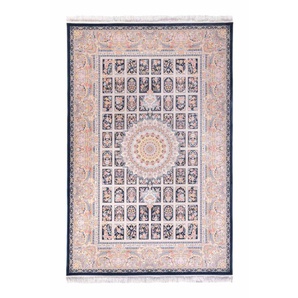 Orientteppich MORGENLAND Orientteppich - Khorshid läufer Teppiche Gr. B/L: 200 cm x 300 cm, 8 mm, 6 m², 1 St., blau (dunkelblau) Orientalische Muster