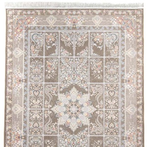 Orientteppich MORGENLAND Orientteppich - Lahoor rechteckig Teppiche Gr. B/L: 250 cm x 350 cm, 6 mm, 8,75 m², 1 St., grau Orientalische Muster