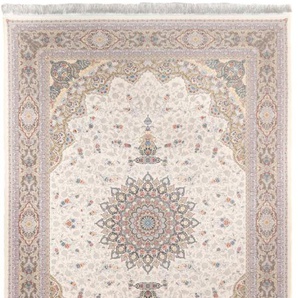 Orientteppich MORGENLAND Orientteppich - Nasim rechteckig Teppiche Gr. B/L: 100 cm x 150 cm, 6 mm, 1,5 m², 1 St., beige (creme) Orientalische Muster