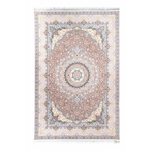 Orientteppich MORGENLAND Orientteppich - Rejina läufer Teppiche Gr. B/L: 100 cm x 150 cm, 6 mm, 1,5 m², 1 St., silberfarben (silber) Orientalische Muster