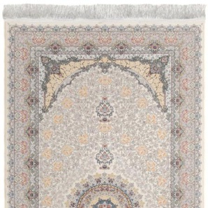 Orientteppich MORGENLAND Orientteppich - Rejina läufer Teppiche Gr. B/L: 100 cm x 200 cm, 6 mm, 2 m², 1 St., beige (creme) Orientalische Muster