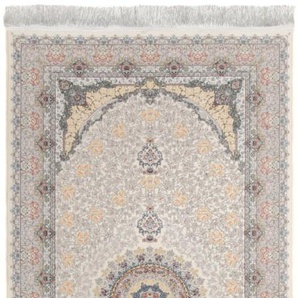 Orientteppich MORGENLAND Orientteppich - Rejina läufer Teppiche Gr. B/L: 100 cm x 300 cm, 6 mm, 3 m², 1 St., beige (creme) Orientalische Muster