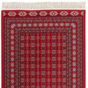 Orientteppich MORGENLAND Orientteppich - Turkaman rechteckig Teppiche Gr. B/L: 100 cm x 200 cm, 8 mm, 2 m², 1 St., rot Geknüpfte Teppiche