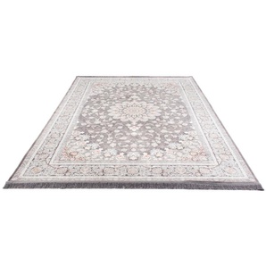 Orientteppich MORGENLAND Rasam Teppiche Gr. B/L: 250 cm x 350 cm, 7 mm, 1 St., grau Orientalische Muster Wohnzimmer, Fußbodenheizung geeignet