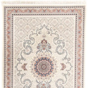 Orientteppich MORGENLAND Roojeen Teppiche Gr. B/L: 100 cm x 150 cm, 9 mm, 1 St., beige (creme) Orientalische Muster Wohnzimmer, Fußbodenheizung geeignet
