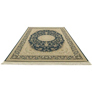 Orientteppich MORGENLAND Sudabah Teppiche Gr. B/L: 100 cm x 150 cm, 7 mm, 1,5 m², 1 St., schwarz Orientalische Muster