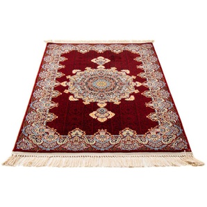 Orientteppich MORGENLAND Tiyam Teppiche Gr. B/L: 100 cm x 150 cm, 9 mm, 1,5 m², 1 St., rot Orientalische Muster