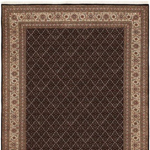 Orientteppich OCI DIE TEPPICHMARKE Cavari Herati Teppiche Gr. B/L: 40 cm x 60 cm, 4 mm, 1 St., schwarz Orientalische Muster