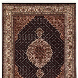 Orientteppich OCI DIE TEPPICHMARKE Cavari Mahi Teppiche Gr. B/L: 60 cm x 90 cm, 5 mm, 1 St., schwarz Orientalische Muster