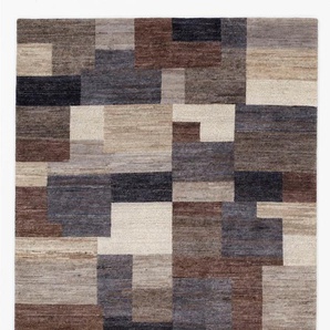 Orientteppich OCI DIE TEPPICHMARKE Elegant New Lima Teppiche Gr. B/L: 250 cm x 300 cm, 13 mm, 1 St., schwarz (anthrazit, braun) Nepal-Teppiche