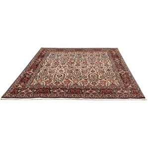 Orientteppich Perser - Bidjar quadratisch - 202 x 197 cm - mehrfarbig, morgenland, quadratisch, Höhe: 15 mm, Wohnzimmer, Handgeknüpft, Einzelstück mit Zertifikat