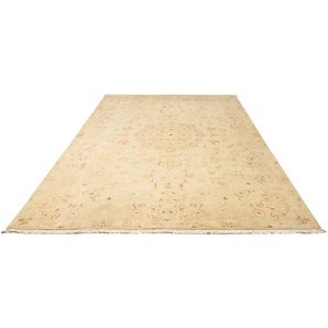 Orientteppich Perser - Täbriz - Royal - 298 x 198 cm - hellbraun, morgenland, rechteckig, Höhe: 7 mm, Wohnzimmer, Handgeknüpft, Einzelstück mit Zertifikat
