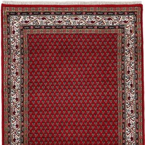 Orientteppich WOVEN ARTS Orientteppich Mir Teppiche Gr. B/L: 90 cm x 160 cm, 15 mm, 1 St., rot Orientalische Muster handgeknüpft, Wohnzimmer, reine Wolle