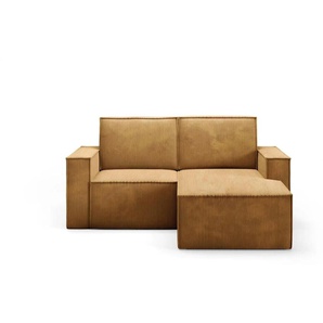 Orto Ecksofa - gelb - Materialmix - 180 cm - 93 cm | Möbel Kraft