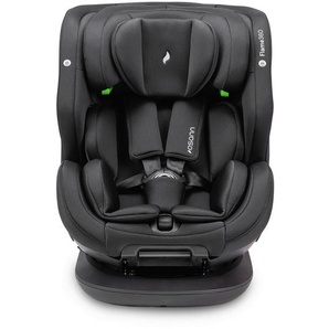 Osann Kinderautositz Flame360, Schwarz, Textil, Füllung: Polyester, 44x58x48 cm, 5-Punkt-Gurtsystem, abnehmbarer und waschbarer Bezug, höhenverstellbare Kopfstütze, integriertes Gurtsystem, optimaler Aufprallschutz, Seitenaufprallschutz, verstellbare