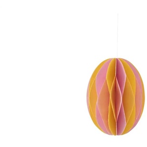 Osteranhänger 6er Set - orange - Papier - 8 cm - 6.0 | Möbel Kraft