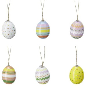 Ostereianhänger 8er Set - mehrfarbig - Schaumstoff,Kunststoff - 5 cm - 3.0 | Möbel Kraft
