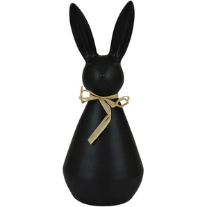 Osterhase AM DESIGN Osterfigur, Hase aus Porzellan, Frühjahrsdeko Dekofiguren Gr. B/H/T: 9,5 cm x 22,5 cm x 9,5 cm, schwarz Dekofiguren Dekofigur, Ostern, Osterdekoration