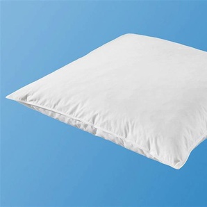 Federkissen OTTO KELLER Große Auswahl Kopfkissen Gr. B/L: 80 cm x 80 cm, Baumwolle, 2 St., weiß Allergiker Kopfkissen
