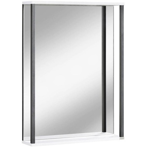 Badspiegel OTTO PRODUCTS Netta Spiegel Gr. B/H/T: 60 cm x 80 cm x 9 cm, schwarz (schwarz, weiß) Badspiegel FSC-zertifiziertes Holzmaterial