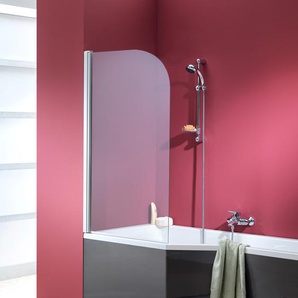 Badewanne OTTOFOND Cello Badewannen Gr. Wanne links, weiß Badewannen mit Fußgestell, Ablaufgarnitur und 1-tlg Echtglas Wannenaufsatz