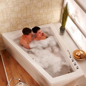 Badewanne OTTOFOND Galia II Badewannen Gr. Wanne links, weiß Badewannen für 2 Personen, mit Fußgestell