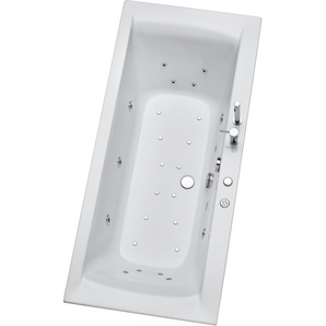 Ottofond Whirlpool-Badewannen-Komplettset Rosa 180 cm mit Armatur S2000 GLO782080201