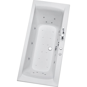 Ottofond Whirlpool-Badewannen-Komplettset Rosa 190 cm mit Armatur S2000 GLO782080202