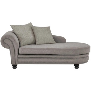 Ottomane  Charlene ¦ grau ¦ Maße (cm): B: 190 H: 81 T: 95.0