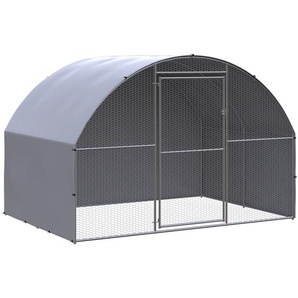 Outdoor-Hühnerstall 3x2x2 m Verzinkter Stahl