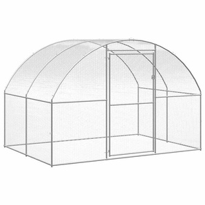 Outdoor-Hühnerstall 3x2x2 m Verzinkter Stahl