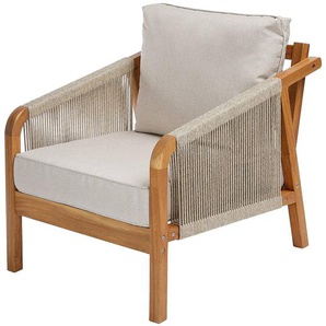 Outdoor-Sessel 80 x 69 x 70cm Braun/Braun