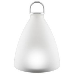 Outdoor-Solarlampe Sunlight Bell Large glas weiß / LED - Glas - H 30 cm - Eva Solo - Weiß