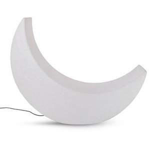 Outdoor-Stehleuchte My Moon plastikmaterial weiß / Leuchtender Schaukelstuhl - L 152 cm / Innen- und Außenbereich - Seletti - Weiß