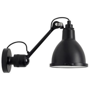 Outdoor-Wandleuchte N°304 XL metall schwarz / outdoorgeeignet - Arm: L 30 cm - DCW éditions - Schwarz