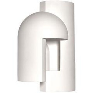 Outdoor-Wandleuchte Soul Story 1 LED - Outdoor stein weiß / Beton - DCW éditions - Weiß