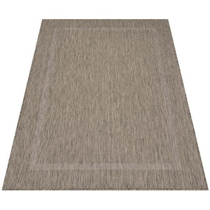 Outdoorteppich AYYILDIZ TEPPICHE RELAX 4311 Teppiche Gr. B/L: 240 cm x 340 cm, 5 mm, 1 St., braun (brown) Esszimmerteppiche Pflegeleicht Strapazierfähig In- und Outdoor geeignet