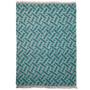 Outdoorteppich Greece ocean green blau, Designer Kuatro Carpets, 0.5x170 cm