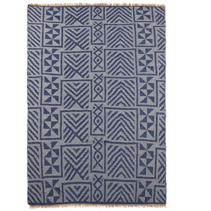 Outdoorteppich Greece blau, Designer Kuatro Carpets, 0.5x200 cm
