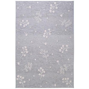 Outdoorteppich little nature, in graublau/natur, 100% Polypropylen, 115 x 170 cm, von Nattiot