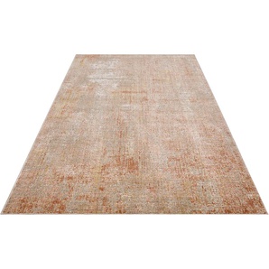 Outdoorteppich NOURISTAN Gizeh Teppiche Gr. B/L: 115 cm x 170 cm, 3 mm, 1 St., rot (creme,rot) Orientalische Muster