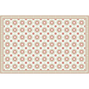 Outdoorteppich, Orange, Kunststoff, geometrisch, rechteckig, 118 cm, rutschfest, wasserabweisend, pflegeleicht, reißfest, leicht zusammenrollbar, Teppiche & Böden, Teppiche, Outdoorteppiche