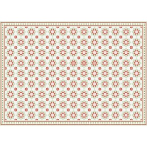 Outdoorteppich, Orange, Kunststoff, geometrisch, rechteckig, 170 cm, rutschfest, wasserabweisend, pflegeleicht, reißfest, leicht zusammenrollbar, Teppiche & Böden, Teppiche, Outdoorteppiche