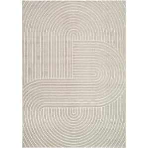 Outdoorteppich Tenerife Plus, Beige, Textil, Boho, rechteckig, 200x280 cm, ISO 9001, Bsci, Oeko-Tex® Standard 100, für Fußbodenheizung geeignet, in