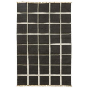 Outdoorteppich Zebry schwarz/weiß, Designer Kuatro Carpets, 0.5x160 cm