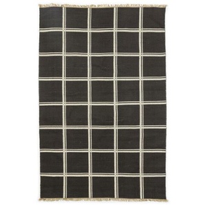 Outdoorteppich Zebry schwarz/weiß, Designer Kuatro Carpets, 0.5x160 cm