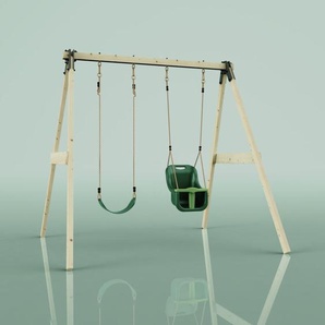 OutdoorToys Schaukel Lilie aus Holz in Grün