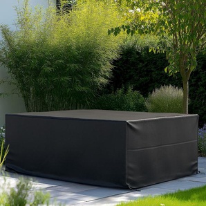 OUTFLEXX Abdeckhaube für Garten-Essgruppen, schwarz, Ripstop-Gewebe/Polyester, 252 x 212 x 92 cm, wasserabweisend, UV-Schutz