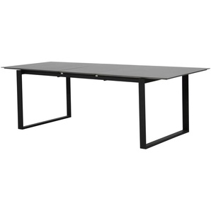 OUTFLEXX Alexander Ausziehtisch, mattgrau, Alu, 206/266x100x74 cm, ausziehbare Tischplatte 18050